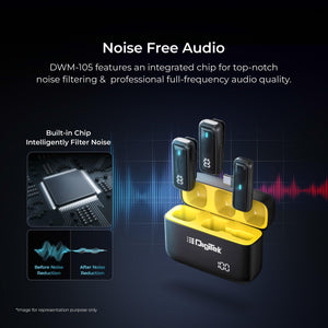 Digitek DWM 105 Wireless Microphone for Android & iOS - Equipments Wallah