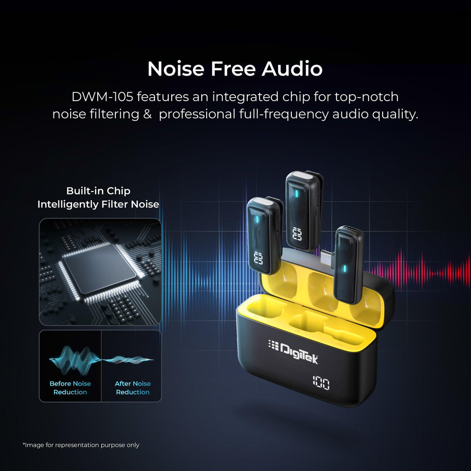 Digitek DWM 105 Wireless Microphone for Android & iOS - Equipments Wallah