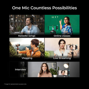 Digitek DWM 105 Wireless Microphone for Android & iOS - Equipments Wallah